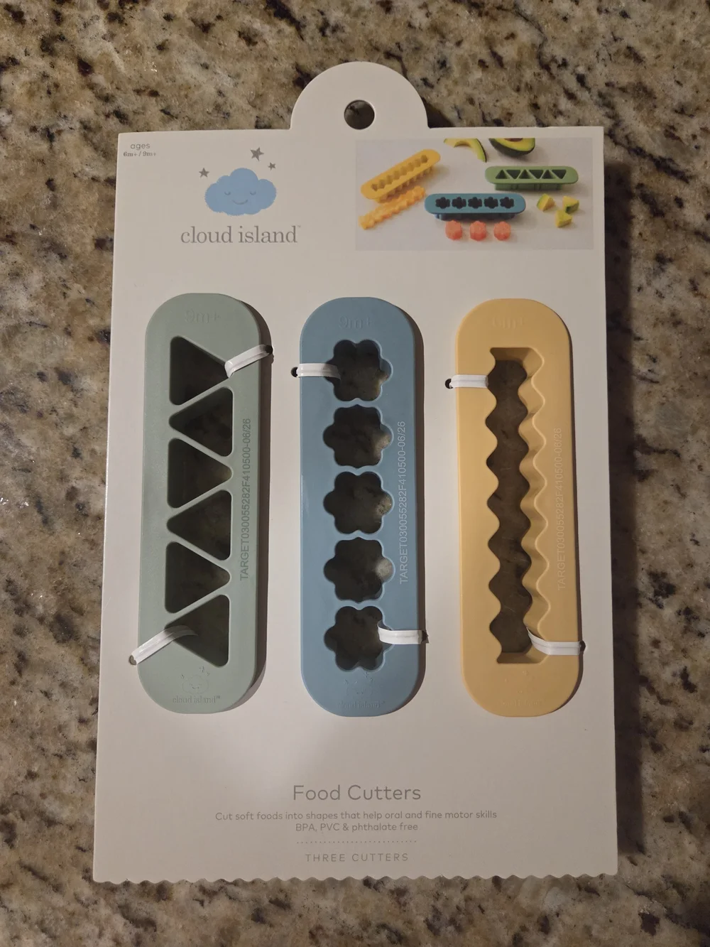 cloud island Food Cutters Set NWT